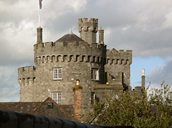 Kilkenny Castle from the balcony at Butler court
